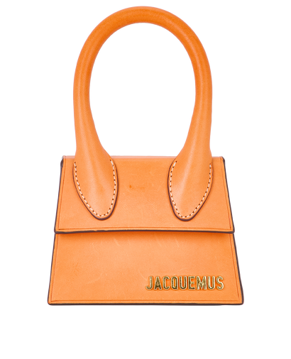 Le Chiquito, &pound;220, Handbags, Orange, Leather, Front view